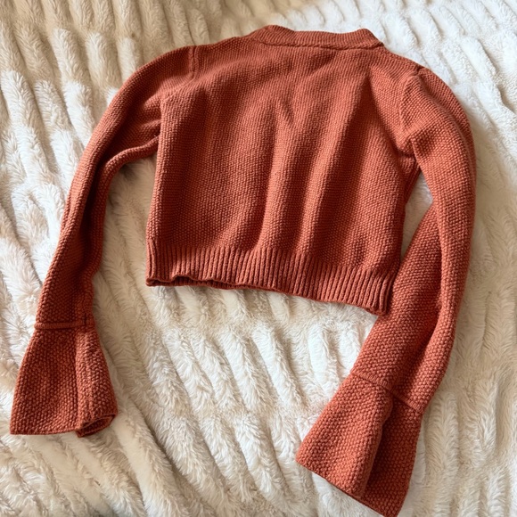 Le Lis Burnt Orange Cowl Neck Sweater - Picture 3 of 7